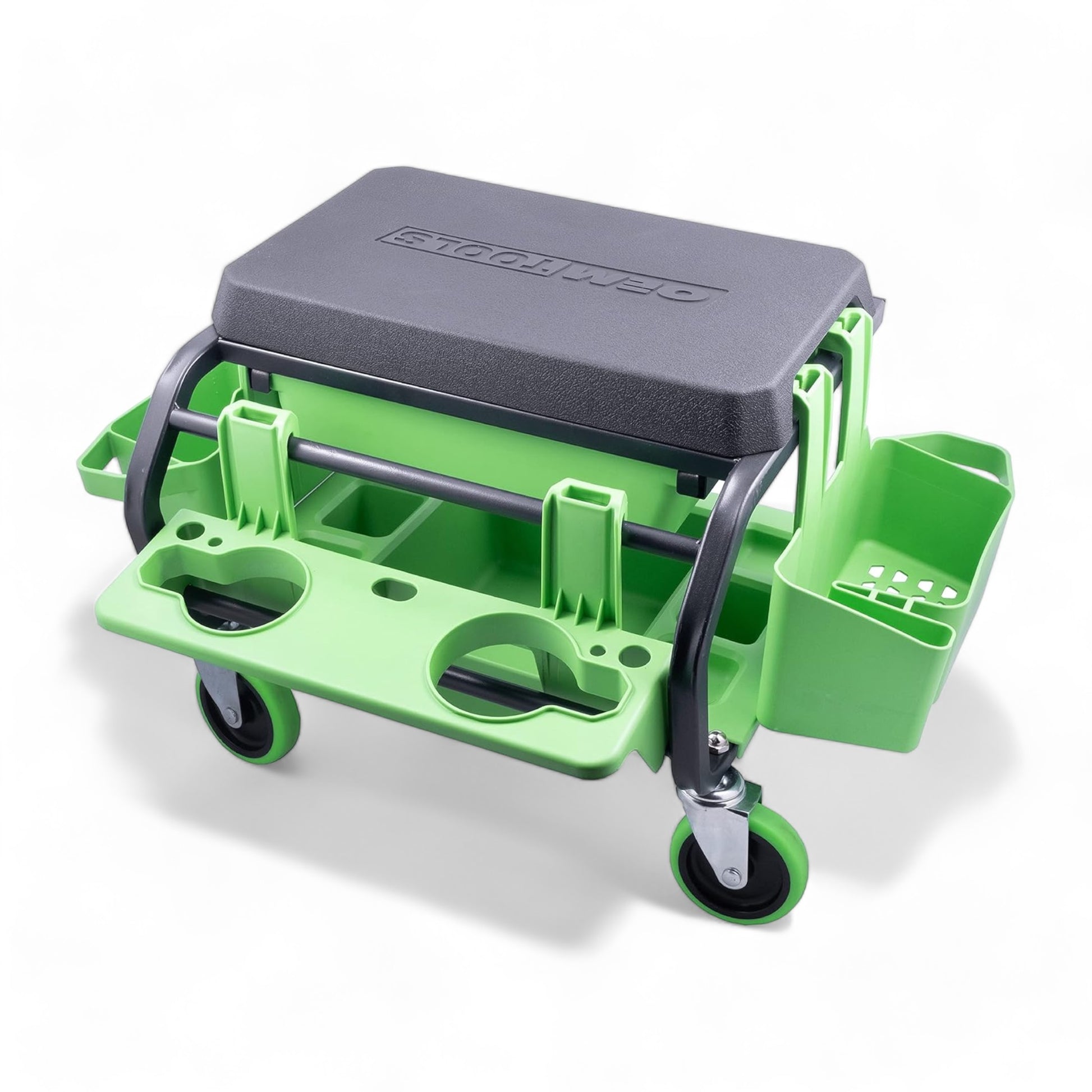 Ultimate OEMTOOLS 24987 Green Creeper Stool: Your Go-To Mechanic’s Sidekick with Wheels & Storage - Ricky's Garage