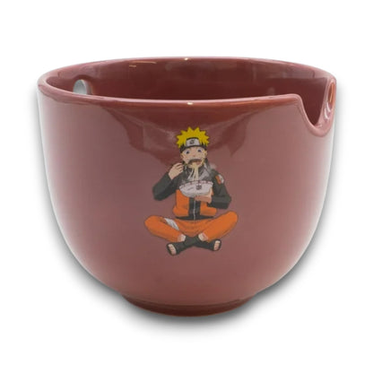 Naruto Shippuden Ramen Set: Ceramic Bowl, Spoon & Bamboo Chopsticks Bundle