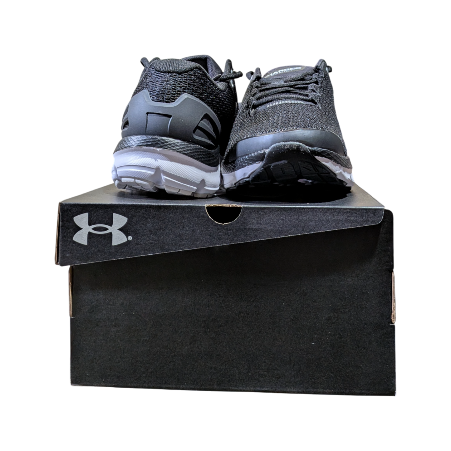Under Armour Men's Charged Gemini Running Shoes Black & White