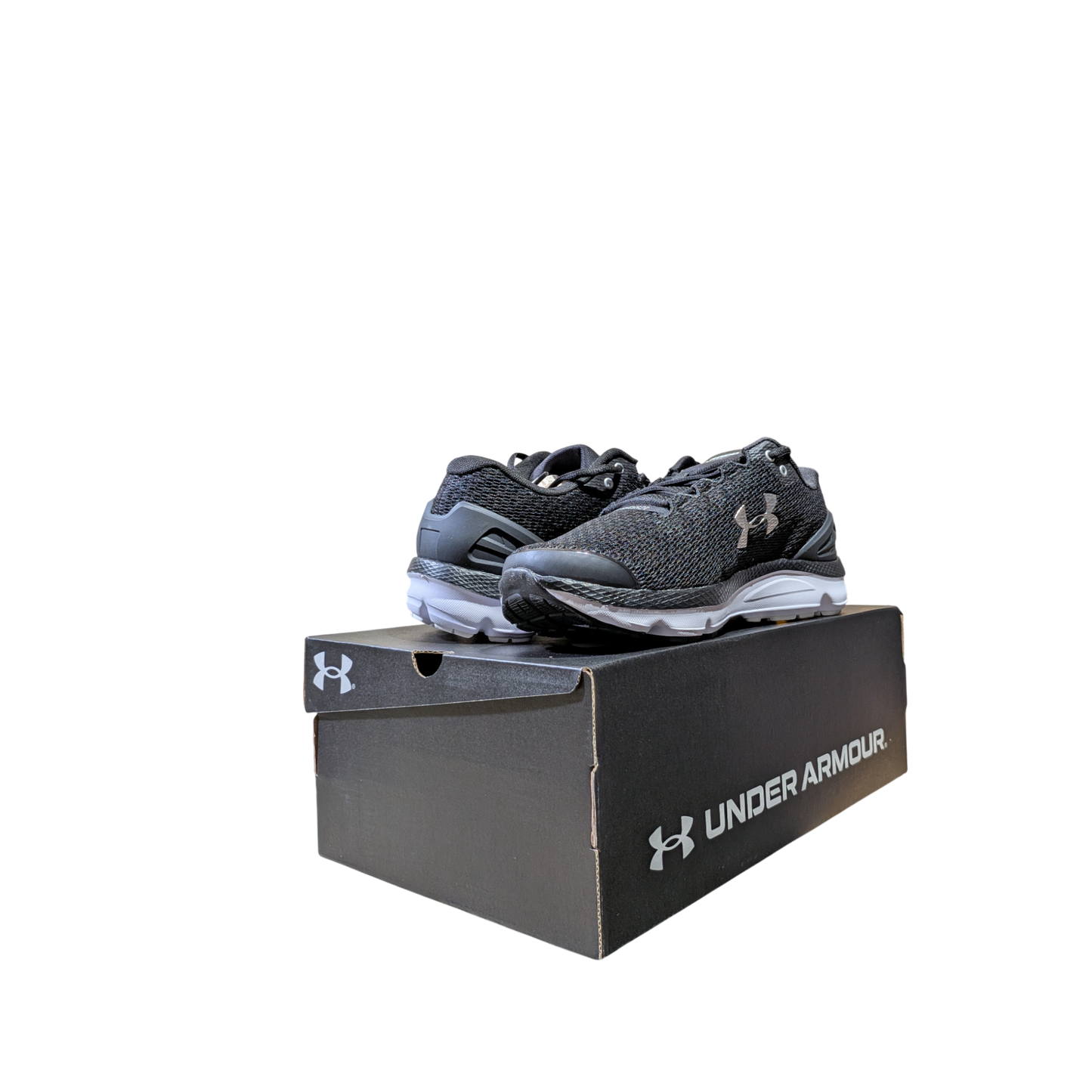 Under Armour Men's Charged Gemini Running Shoes Black & White