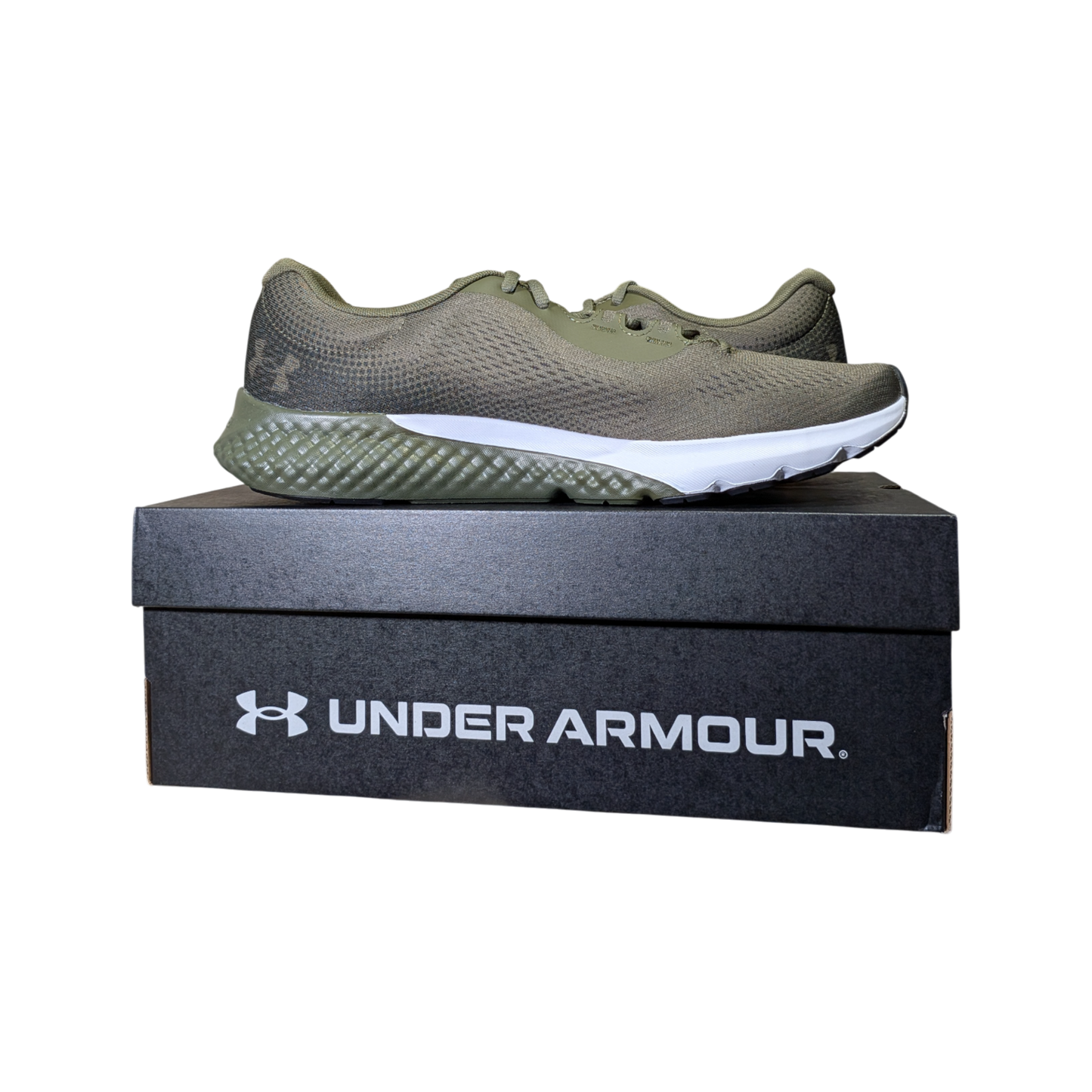 Under Armour Men's Charged Surge 4 Running Shoes Marine OD Green & Copper