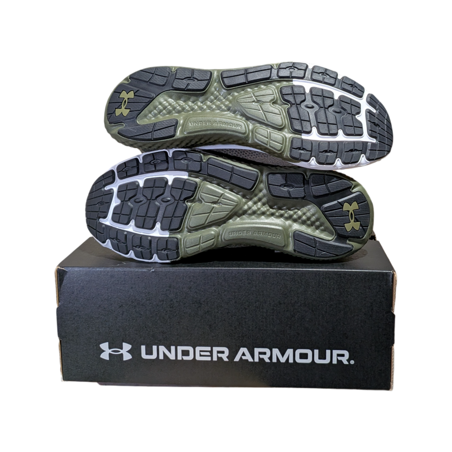 Under Armour Men's Charged Surge 4 Running Shoes Marine OD Green & Copper