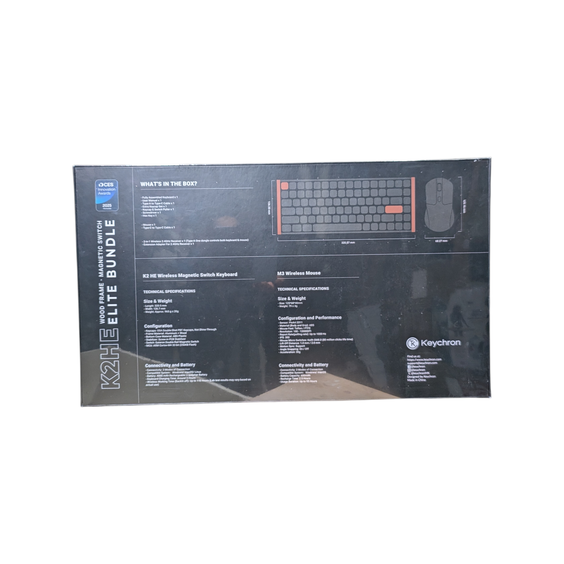 Keychron K2 HE Magnetic Switch Keyboard & M3 Mouse Bundle Hall Effect - Ricky's Garage