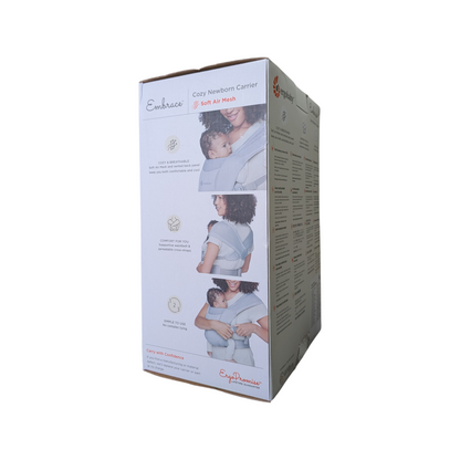 Ergobaby Embrace Cozy Soft Air Mesh Newborn Baby Carrier Blue