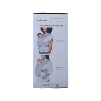 Ergobaby Embrace Cozy Soft Air Mesh Newborn Baby Carrier Blue