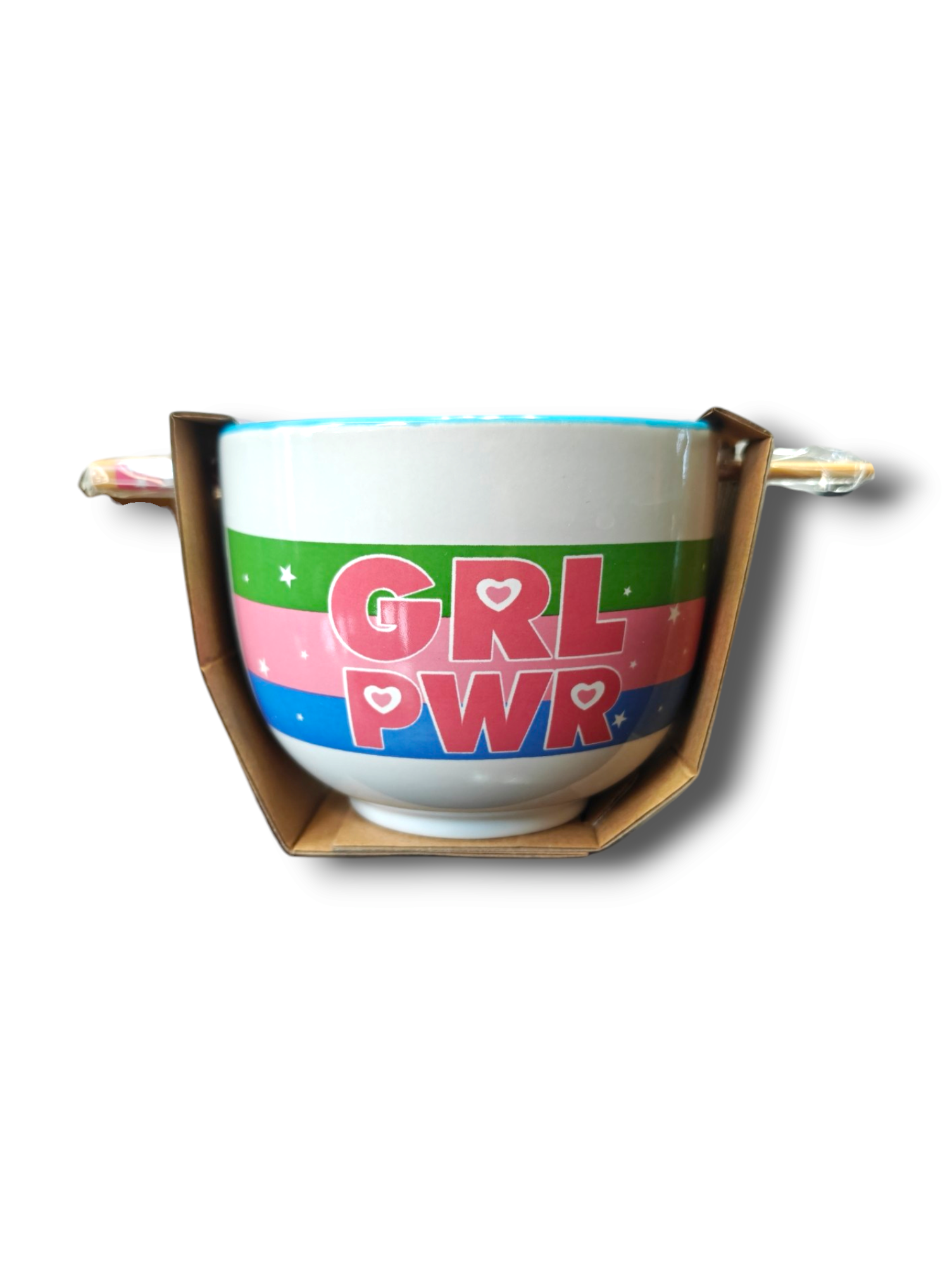 The Powerpuff Girls Ramen Bowl With Chopstick Set 20oz Noodle Bowl - Ricky's Garage