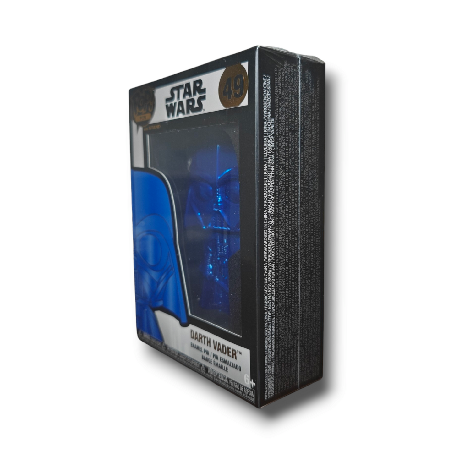 Unleash the Dark Side with Star Wars Darth Vader Neon Blue Large Enamel Funko Pop! Pin | Perfect for Collectors and Fans - Ricky's Garage