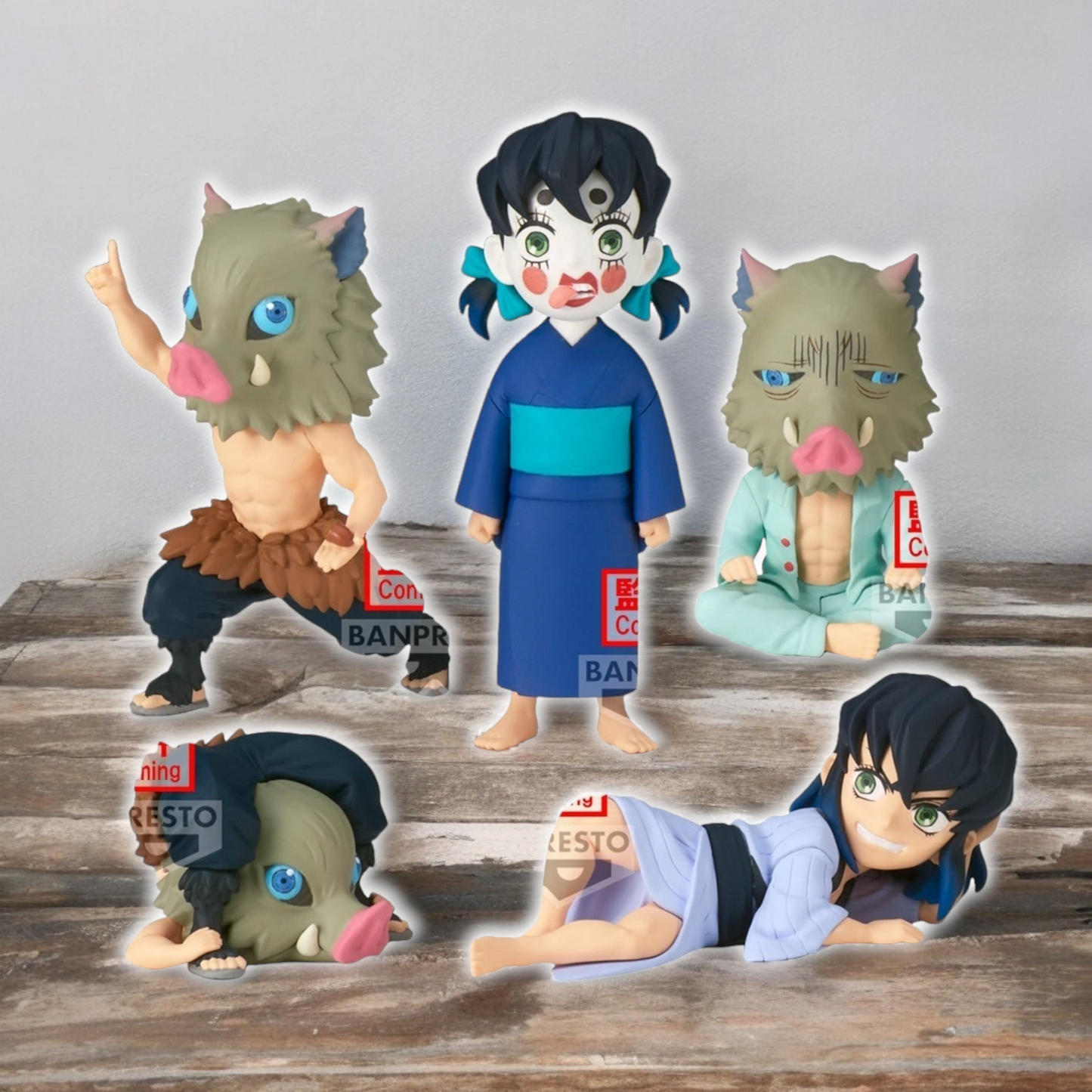 Shop Demon Slayer Inosuke Hashibira WCF Mini-Figure Collect All 5 Iconic Poses! - Ricky's Garage