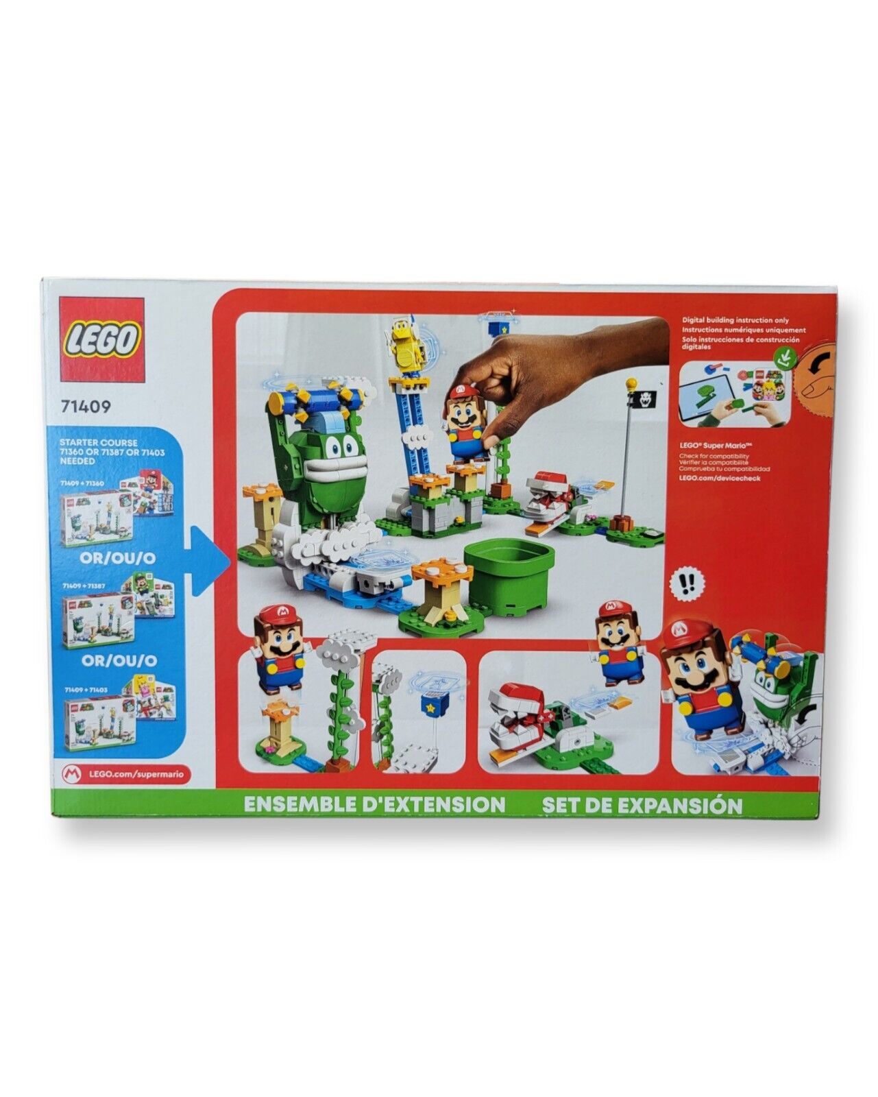 LEGO Super Mario Big Spike’s Cloudtop Challenge Expansion Set 71409..... - Ricky's Garage