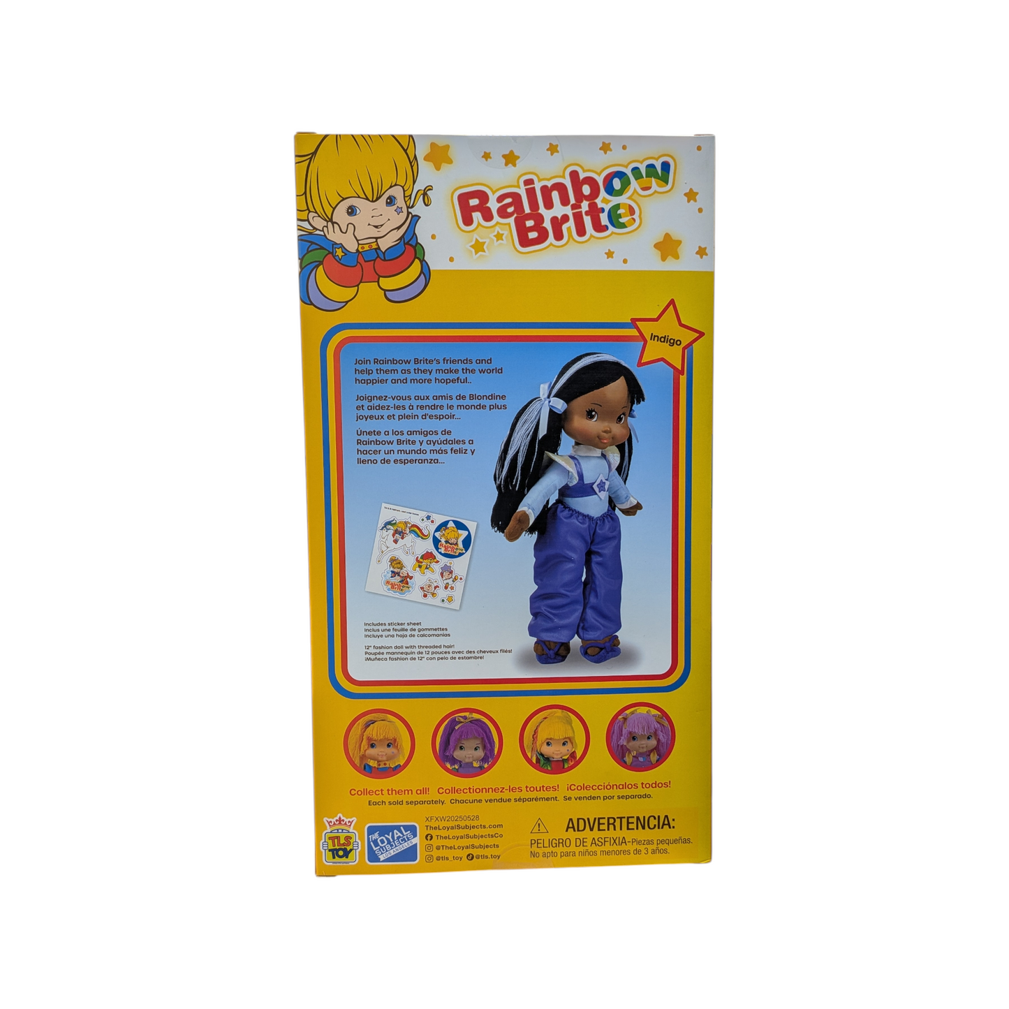 Rainbow Brite Indigo 12-Inch Doll | The Loyal Subjects Retro Collection