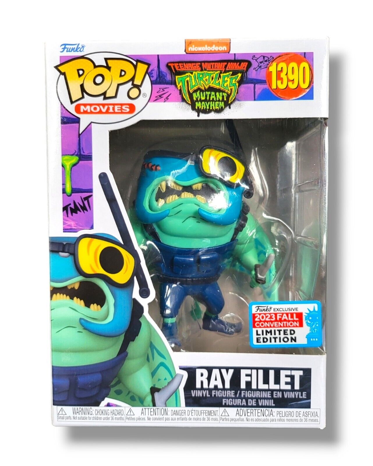 NYCC Exclusive: TMNT Ray Fillet Funko Pop! - Dive Into Mutant Mayhem ...