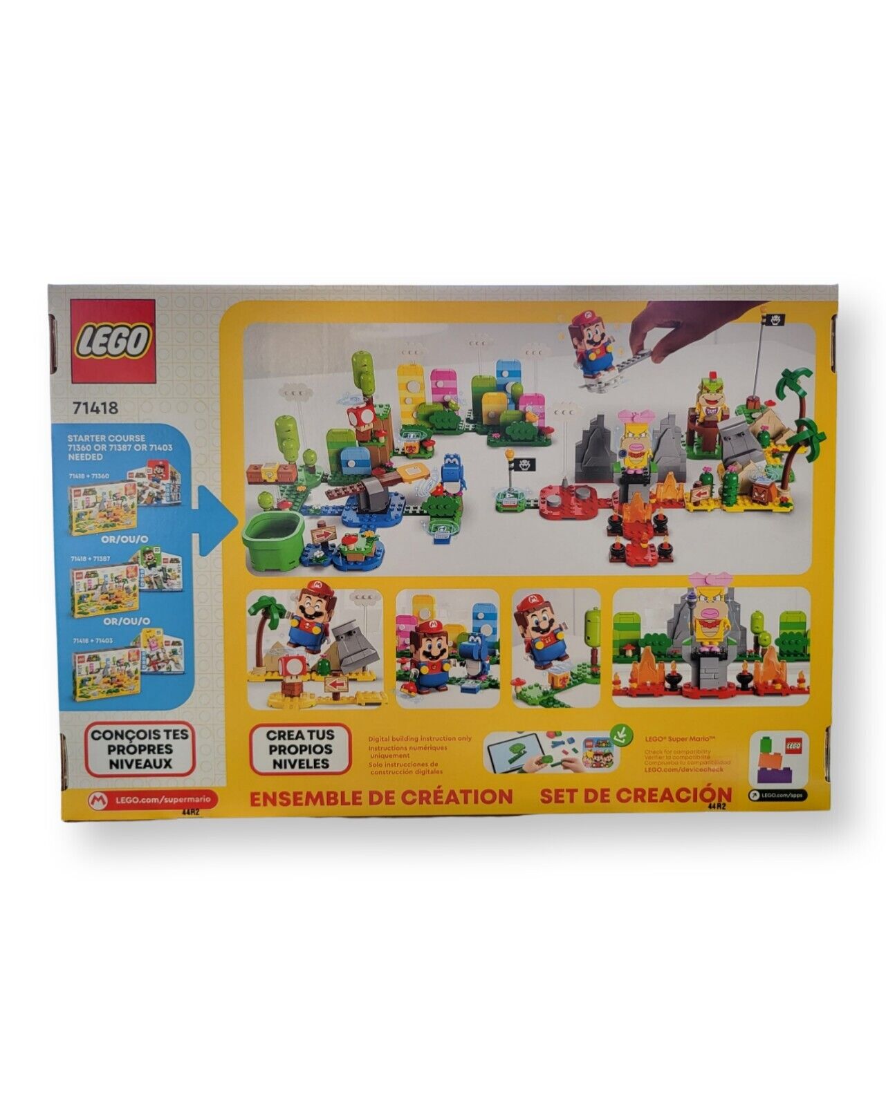 LEGO Super Mario Creativity Toolbox Maker Set Building Toy Set 71418 - Ricky's Garage