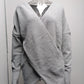 Cross Loose Outer Wear Women's Knitted Sweater - Ricky's Garage