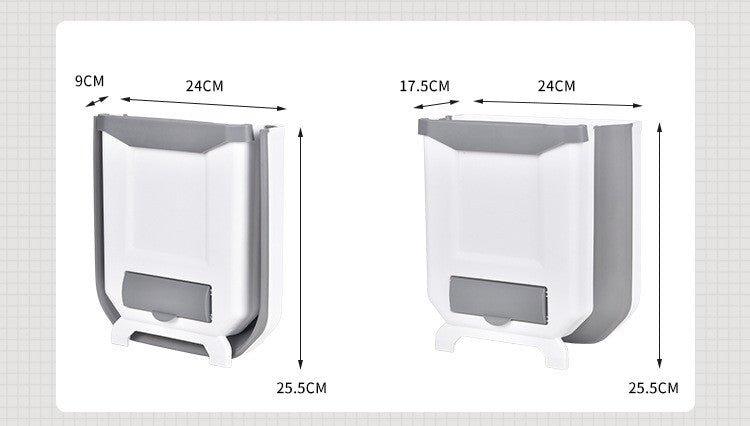 The Classy Trash Can: Wall-mounted, foldable, and perfect for your household classification needs! - Ricky's Garage