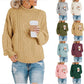 Casual Women's Thick Thread High Neck Pullover Sweater - Ricky's Garage