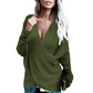 Cross Loose Outer Wear Women's Knitted Sweater - Ricky's Garage