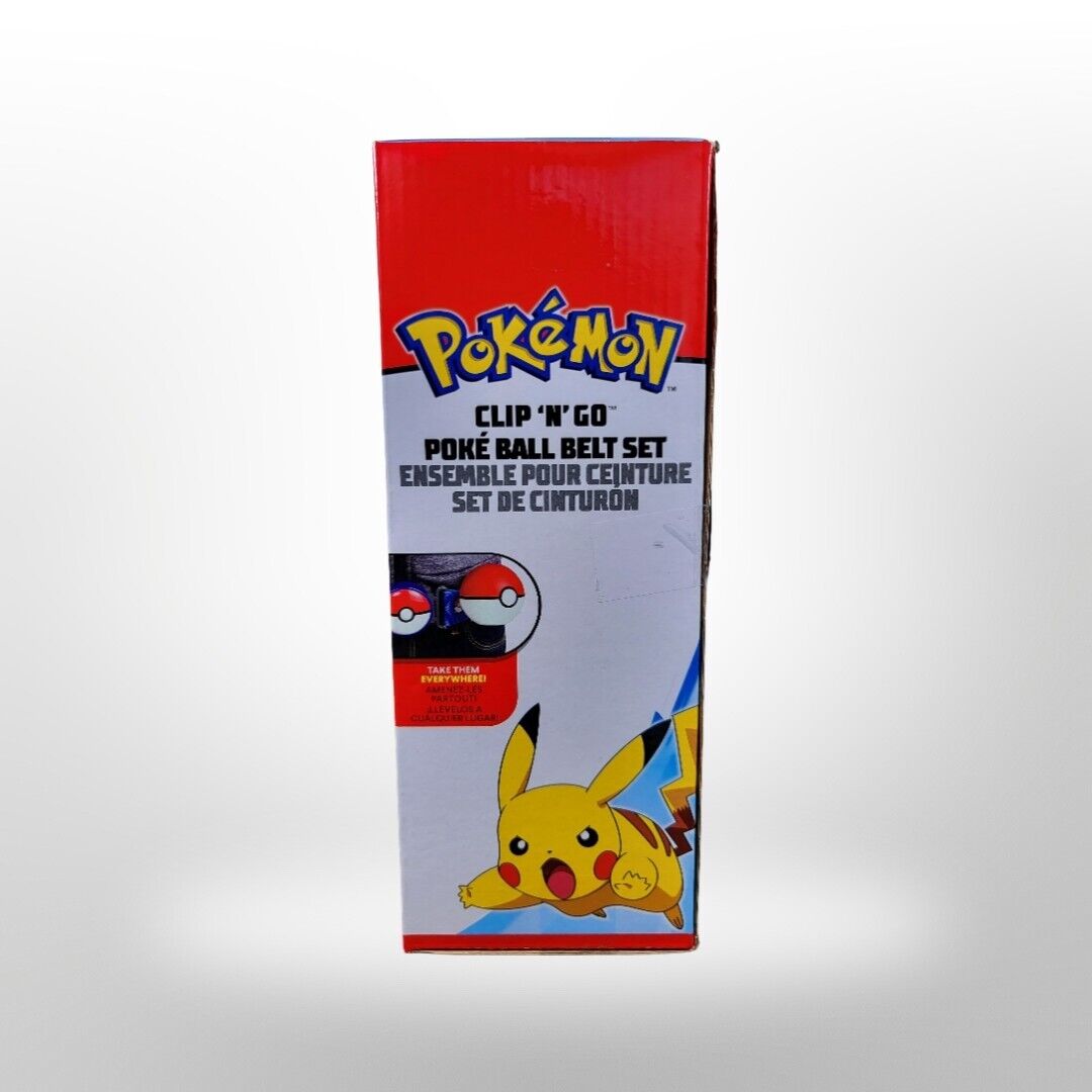 Pokemon Clip N Go - GROWLITHE - Poke Ball Belt Set NEW Red & Black 4 Piece - Ricky's Garage