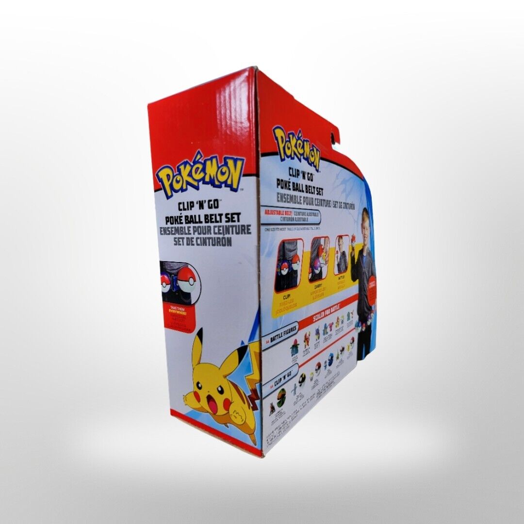 Pokemon Clip N Go - GROWLITHE - Poke Ball Belt Set NEW Red & Black 4 Piece - Ricky's Garage