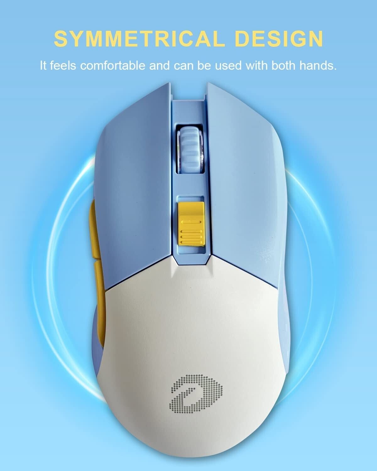 Wireless Wired Gaming Mouse DAREU Dual-Mode Rechargeable 7 Programmable Buttons - Ricky's Garage