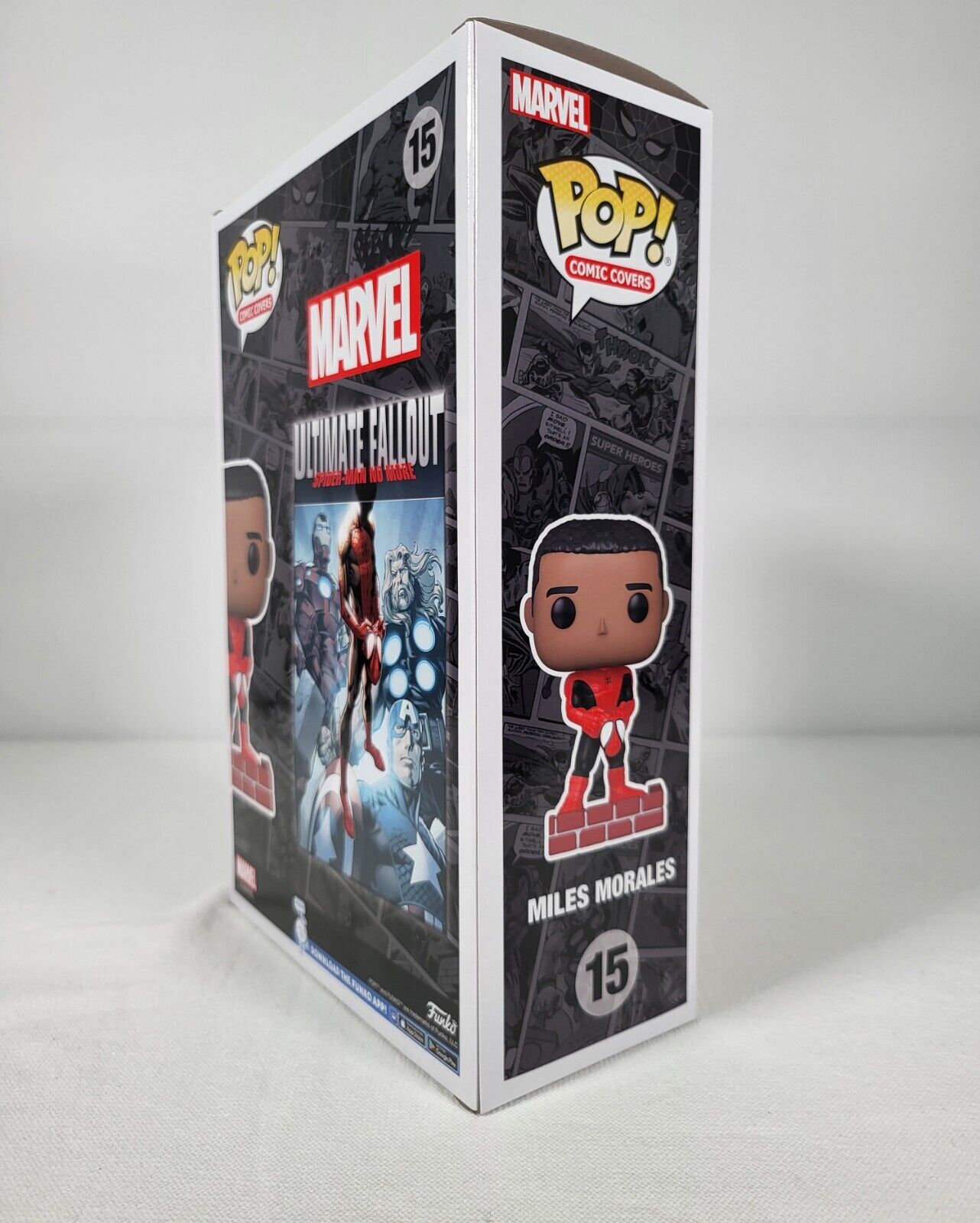 Funko Pop Comic Covers Miles Morales Ultimate Fallout 4 Exclusive Figure - Ricky's Garage