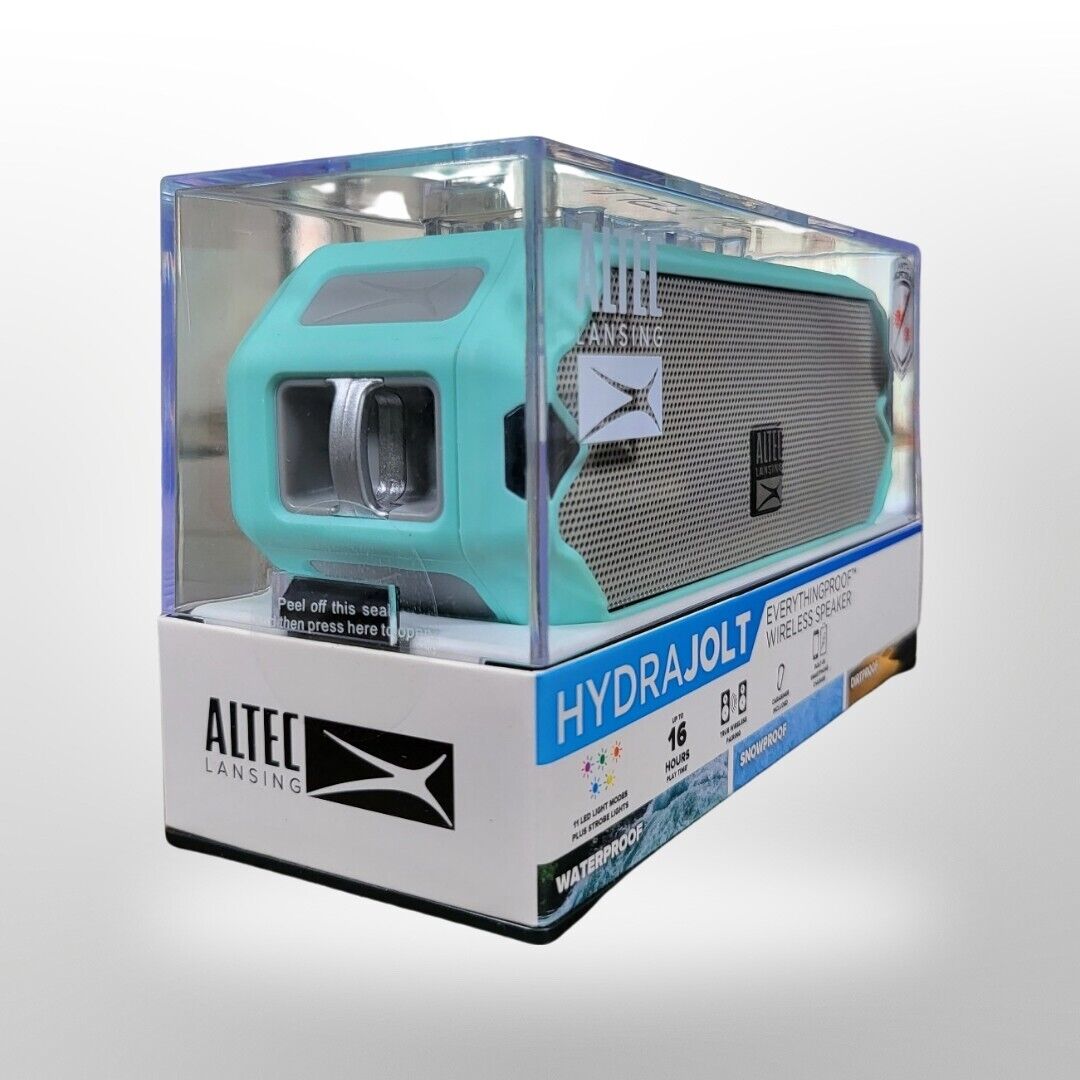 Altec Lansing HydraJolt Bluetooth Speaker - Mint - Ricky's Garage