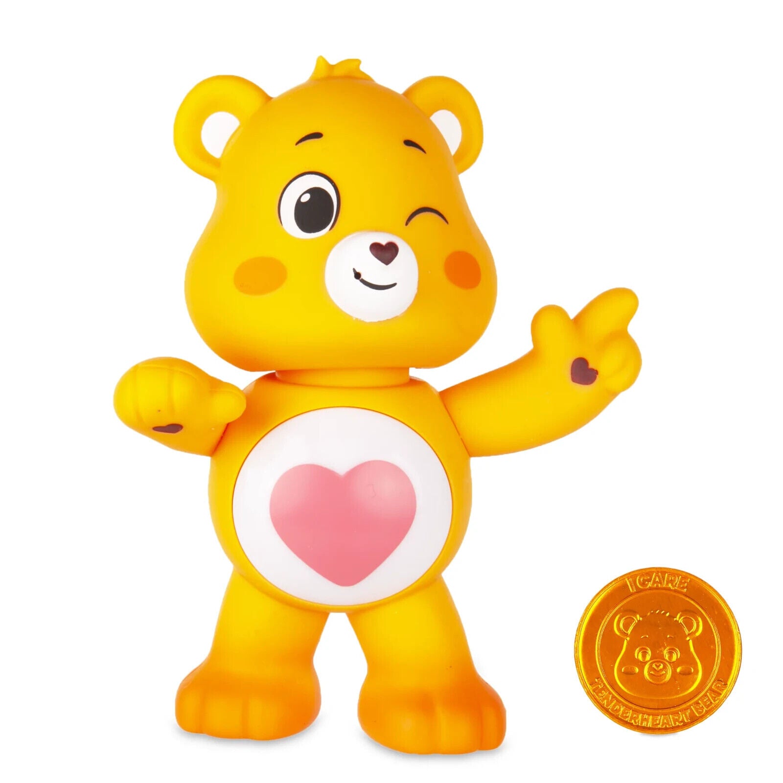 Care Bears-5" Interactive Figure - Tenderheart Bear - 50+ Reactions & Surprises! - Ricky's Garage