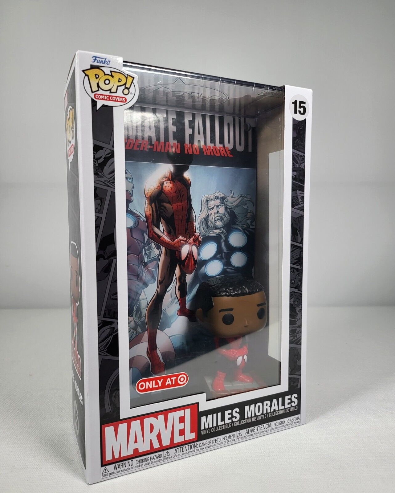 Funko Pop Comic Covers Miles Morales Ultimate Fallout 4 Exclusive Figure - Ricky's Garage