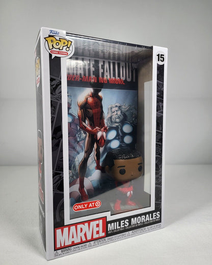 Funko Pop Comic Covers Miles Morales Ultimate Fallout 4 Exclusive Figure - Ricky's Garage