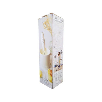 RAE DUNN Electric Milk Frother Drink mixer White BRAND NEW Portable With  Stand