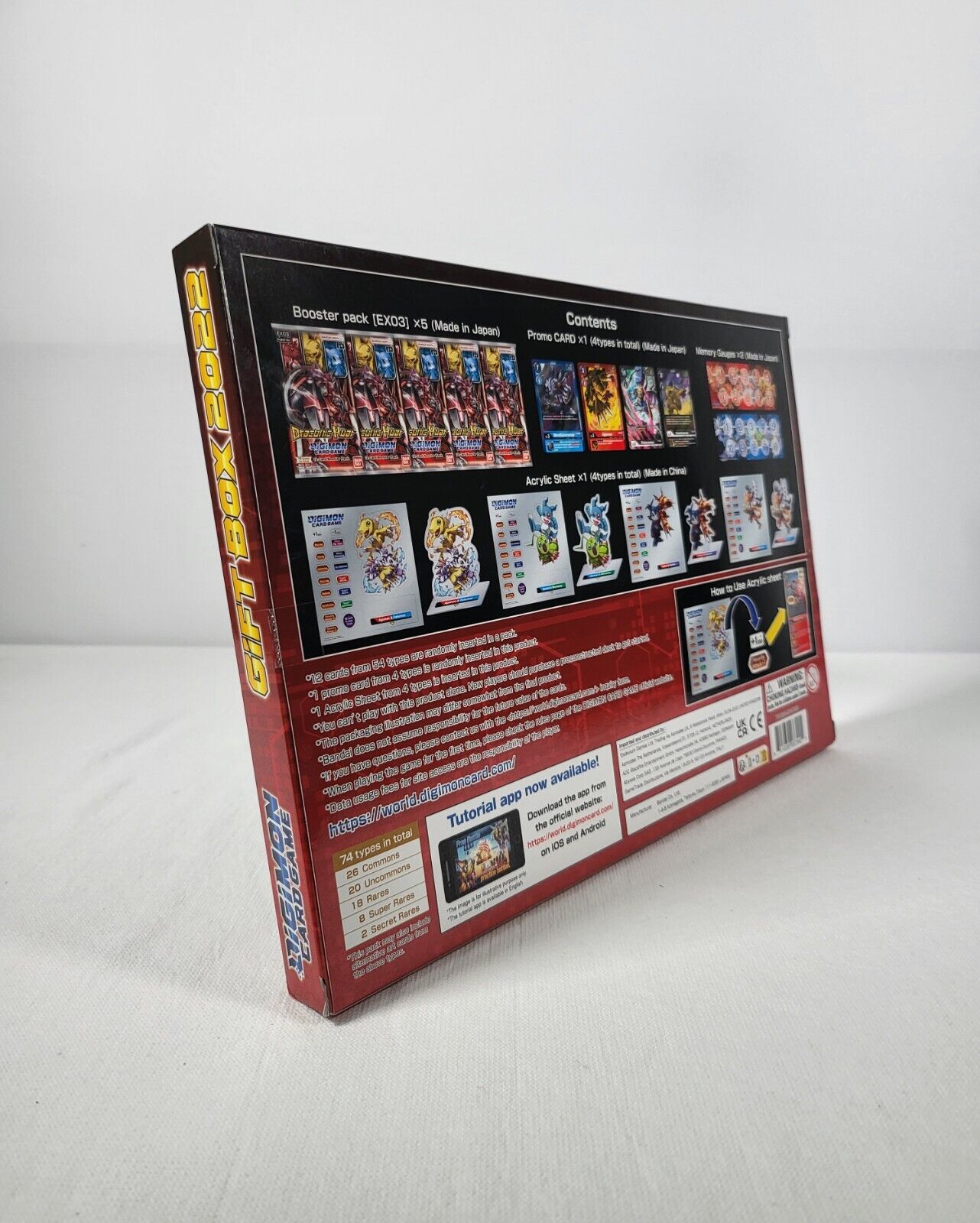 Digimon TCG Trading Card Game Gift Box 2022 Bandai GB-02 Flamemon & Strabimon - Ricky's Garage